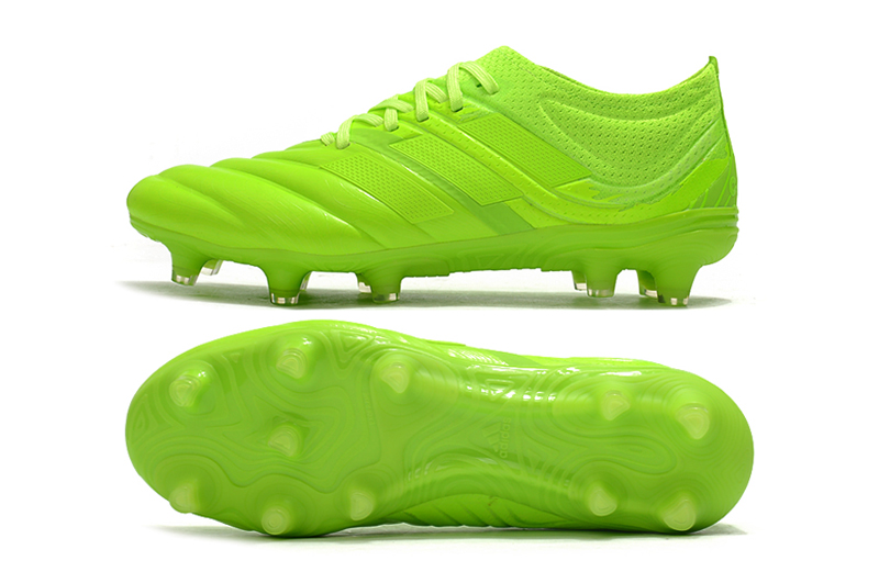 Celadon Soccer Boots Adidas Copa 20.1 FG All Green Soccer Cleats